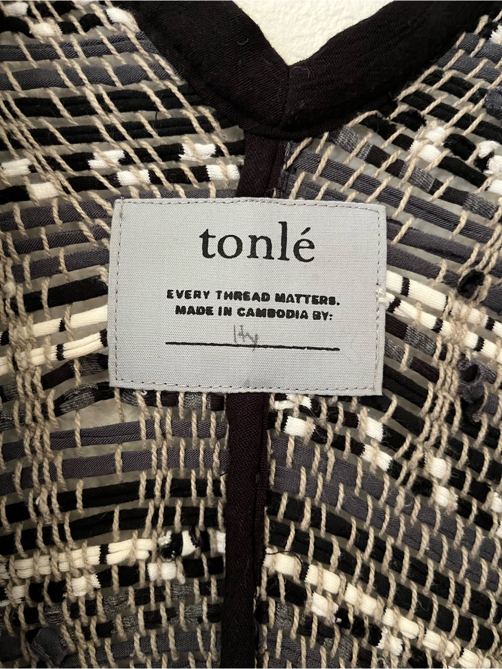 Tonlé Hand Woven Textured Top - Picture 4 of 6